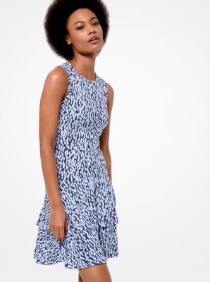 Michael kors hot sale flounce dress