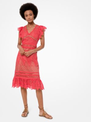 Michael kors medallion lace dress new arrivals