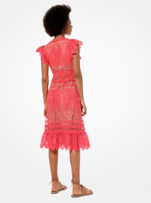 Michael michael kors medallion best sale lace dress