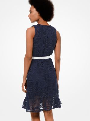 Michael kors deals medallion lace dress