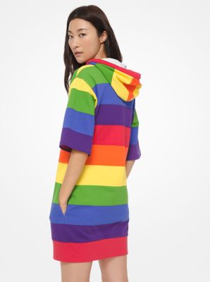 Striped hoodie outlet dress