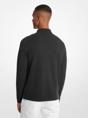 Cotton Long-Sleeve Polo Shirt | Michael Kors [US]