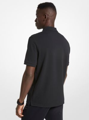 Cotton Half-Zip Polo Shirt | Michael Kors