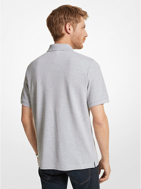 Cotton Half-Zip Polo Shirt image number 1
