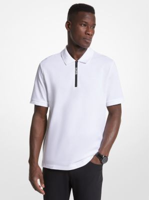 Cotton Half-Zip Polo Shirt image number 0