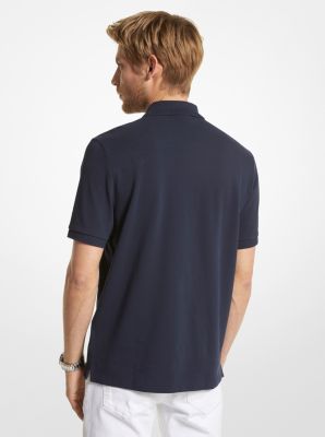 Cotton Half-Zip Polo Shirt image number 1