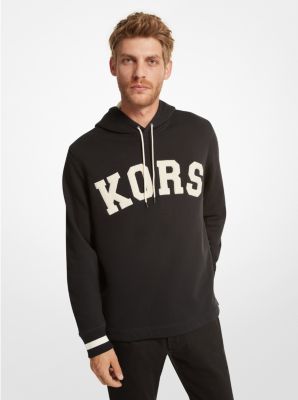 KORS Cotton Blend Rugby Hoodie Michael Kors Canada