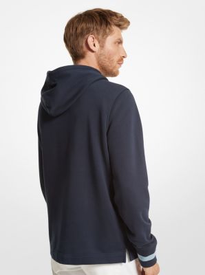 KORS Cotton Blend Rugby Hoodie