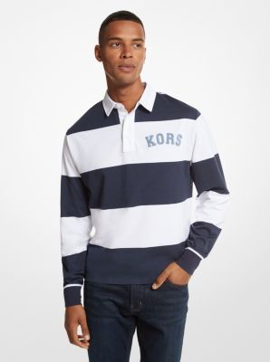 Striped cotton 2024 rugby shirt