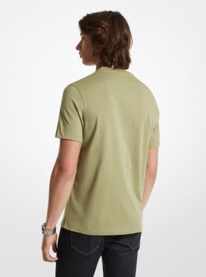 ☆柔らか☆コットン♪【Michael Kors Men's】 T-shirt Cotton Crewneck T-Shirt | Michael Kors [US]