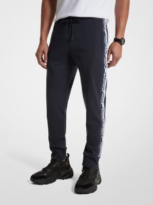 Michael Kors Mens Heathered Color-Block Jogger store Pants