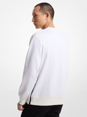 Pull molletonné en mélange de coton au logo KORS