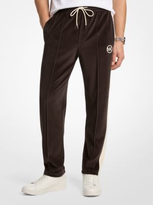 Stripe Velour Joggers