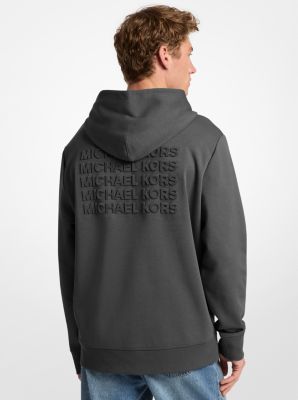 パーカー・フーディ Michael Kors FW25 EMBOSSED LOGO HOODIE (CR552G25MF 109) Michael Kors Embossed Logo Cotton Blend Hoodie International
