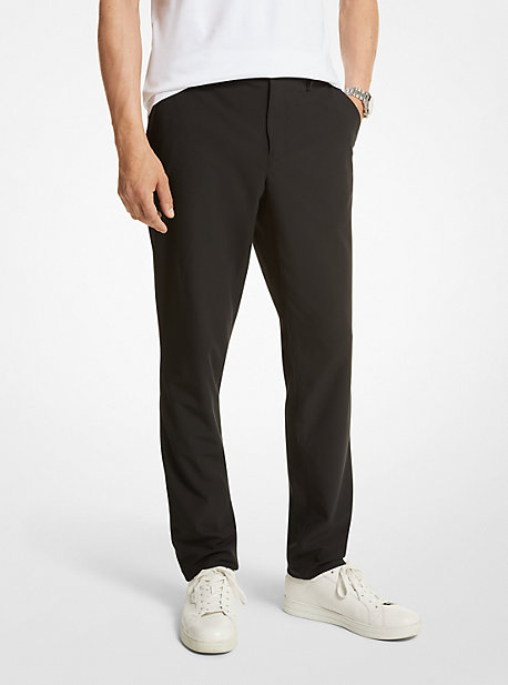 Michael Kors Slim-fit Chino Pants In Black