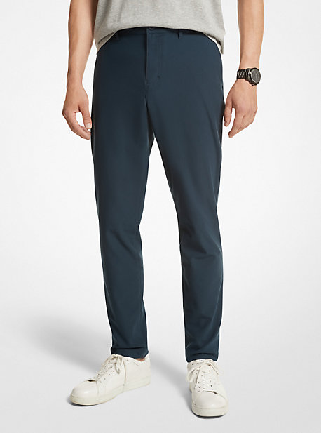 Michael Kors Slim-fit Chino Pants In Blue