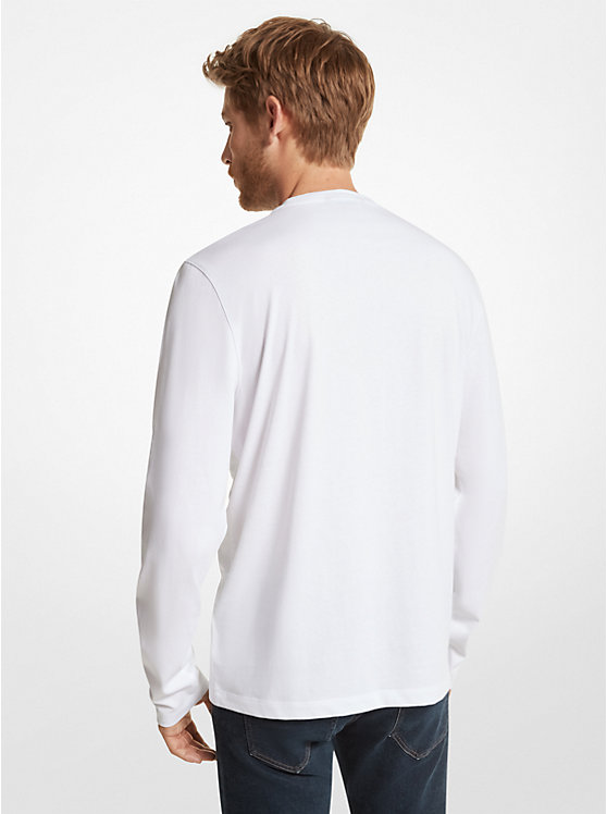 T-shirt à manches longues en coton KORS image number 1