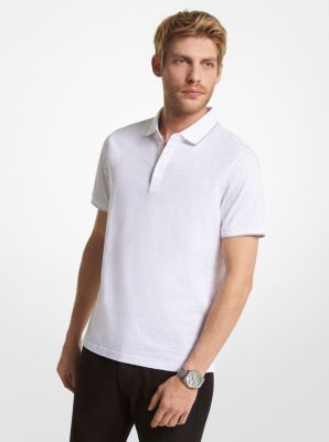 Michael kors men's liquid 2024 cotton greenwich polo shirt