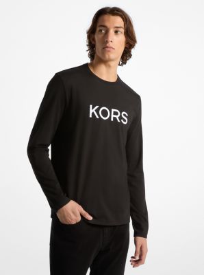 T-shirt KORS en jersey de coton in NOIR | Michael Kors
