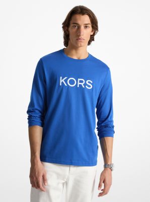 T-shirt KORS en jersey de coton in BLEU EMPIRE | Michael Kors