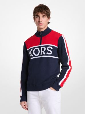 Michael kors zipper sweater deals
