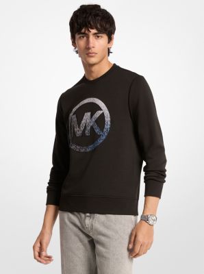 Ombré Logo Cotton Blend Sweater