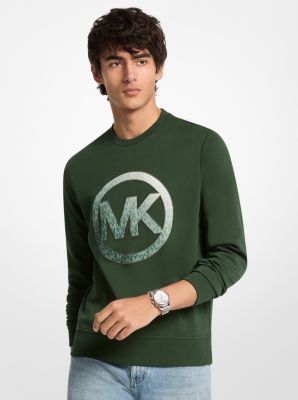 Ombré Logo Cotton Blend Sweater