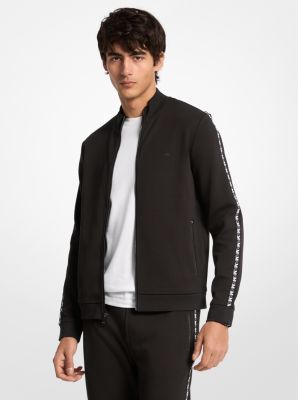 Logo Tape Cotton Blend Jacket