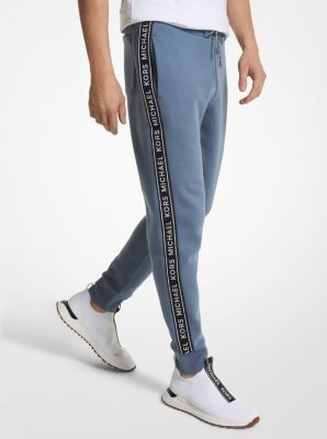 Logo Tape Cotton Blend Joggers