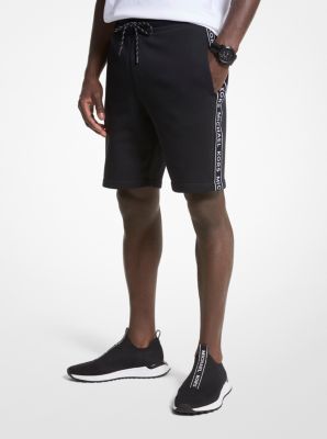 Logo Tape Cotton Blend Shorts | Michael Kors