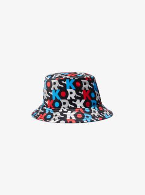 Graphic Logo Woven Bucket Hat | Michael Kors