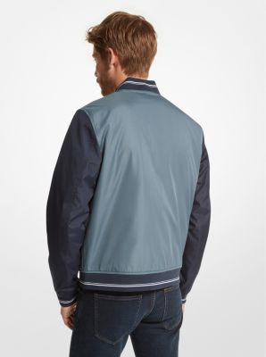 Color Blocked Kors Letterman Jacket image number 1