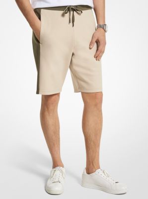 Two-Tone Cotton Blend Shorts image number 0