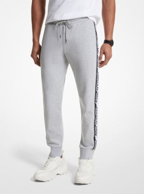 Logo Tape Cotton Blend Joggers | Michael Kors