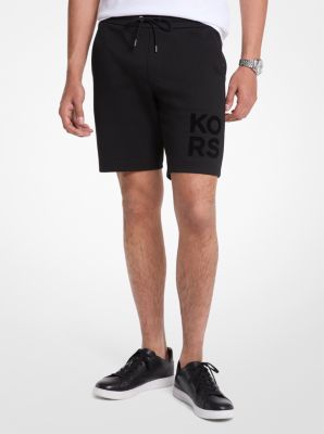 Short en mélange de coton au logo KORS image number 0