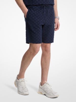 Michael Kors Logo Jacquard Terry Shorts