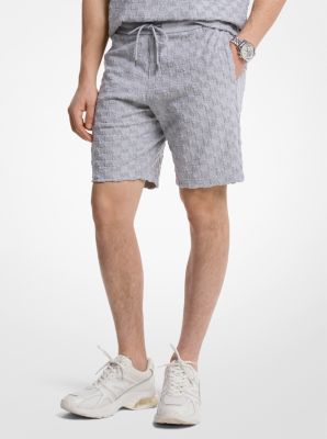 Michael Kors Logo Jacquard Terry Shorts