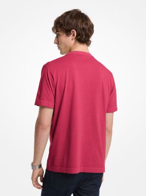 Logo Garment-Dyed Cotton T-Shirt