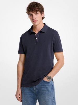 Polo en piqué de coton