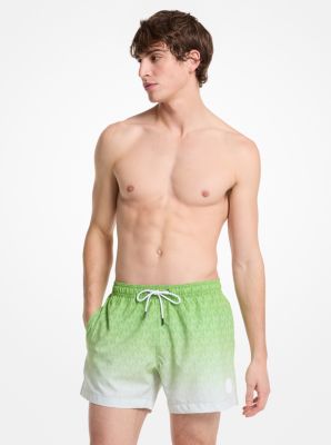 Maillot de bain ombré à logo Signature