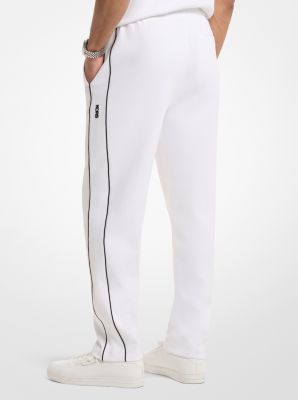Cotton Blend Joggers in WHITE | Michael Kors