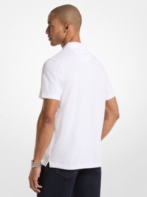 Pima Cotton Piqu&eacute; Polo Shirt in WHITE | Michael Kors
