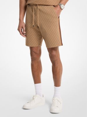 Signature Logo Cotton Blend Shorts