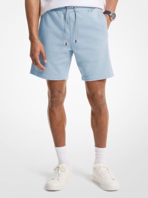 Logo Cotton Shorts in PASTEL BLUE | Michael Kors