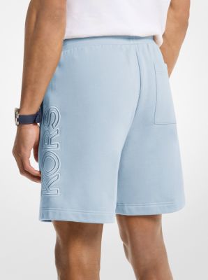 Logo Cotton Shorts in PASTEL BLUE | Michael Kors