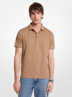 Polo Greenwich en coton à imprimé à logo Signature