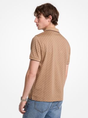 Polo Greenwich en coton à imprimé à logo Signature