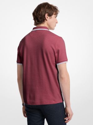 Polo Greenwich de algod&oacute;n in BREZO MAGENTA | Michael Kors