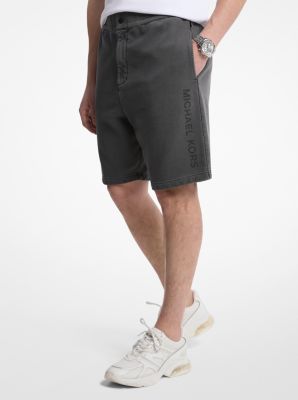 Garment-Dyed Cotton Shorts