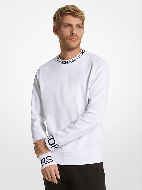 Logo Tape Cotton Blend Sweater image number 0